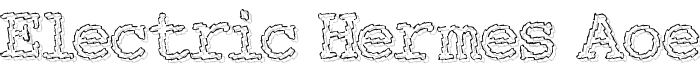 Electric Hermes AOE font